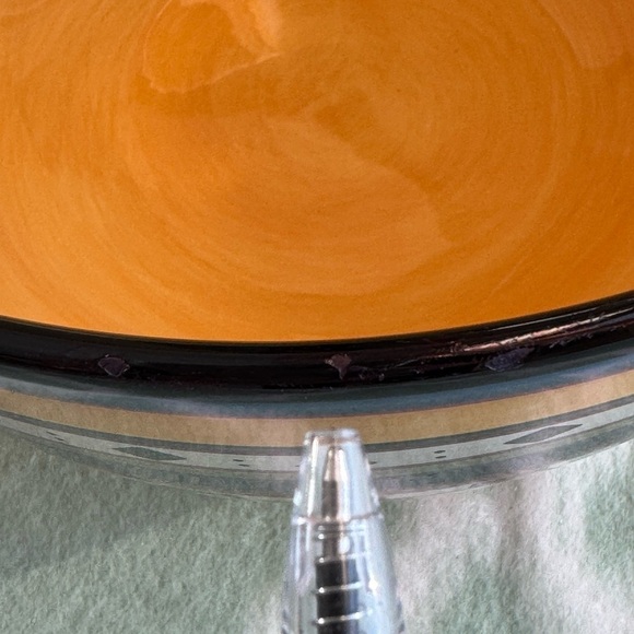 Tabletops Gallery Argentina 10” bowl hand painted handcrafted - Picture 8 of 8